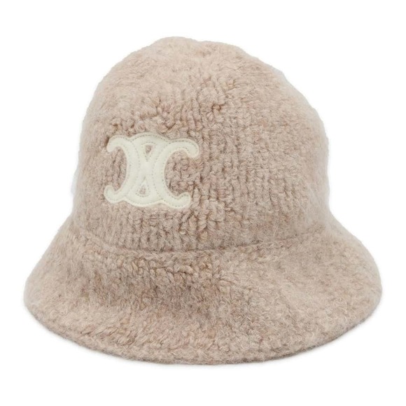 Celine Triomphe Alpaca Bucket Hat - Picture 1 of 8